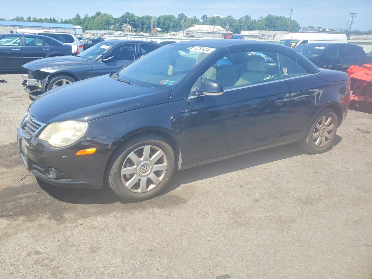 2008 Volkswagen Eos Turbo, VIN WVWBA71F08V055225 — Roof