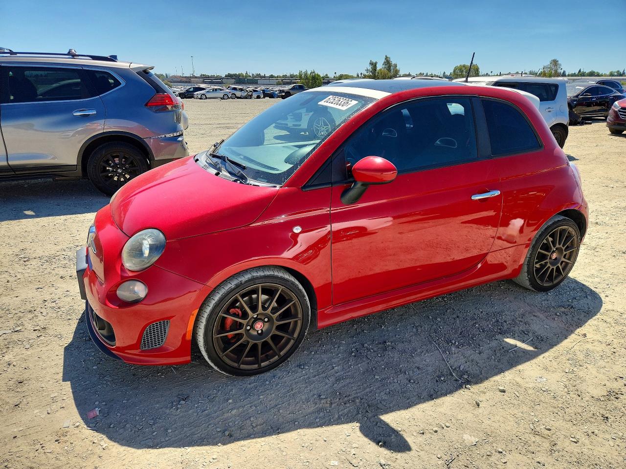 2016 FIAT 500 Abarth, VIN 3C3CFFFHXGT170640 — Normal wear