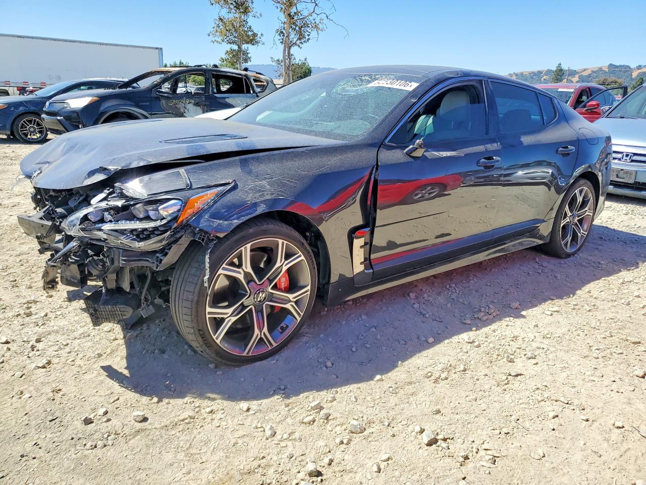 2019 Kia Stinger GT2, VIN KNAE55LC3K6064816 — Перед