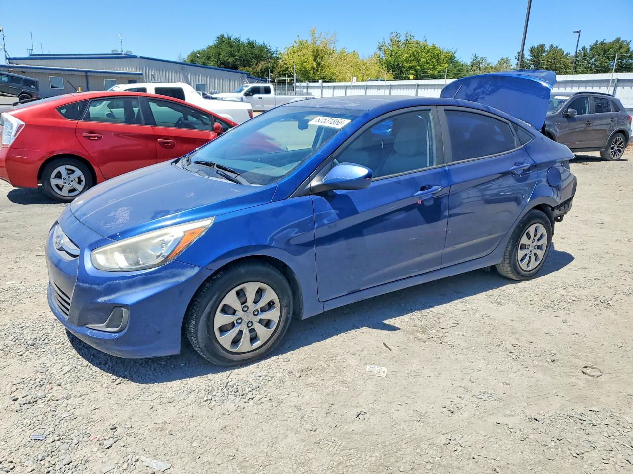 2016 Hyundai Accent SE, VIN KMHCT4AE4GU105547 — Rear end