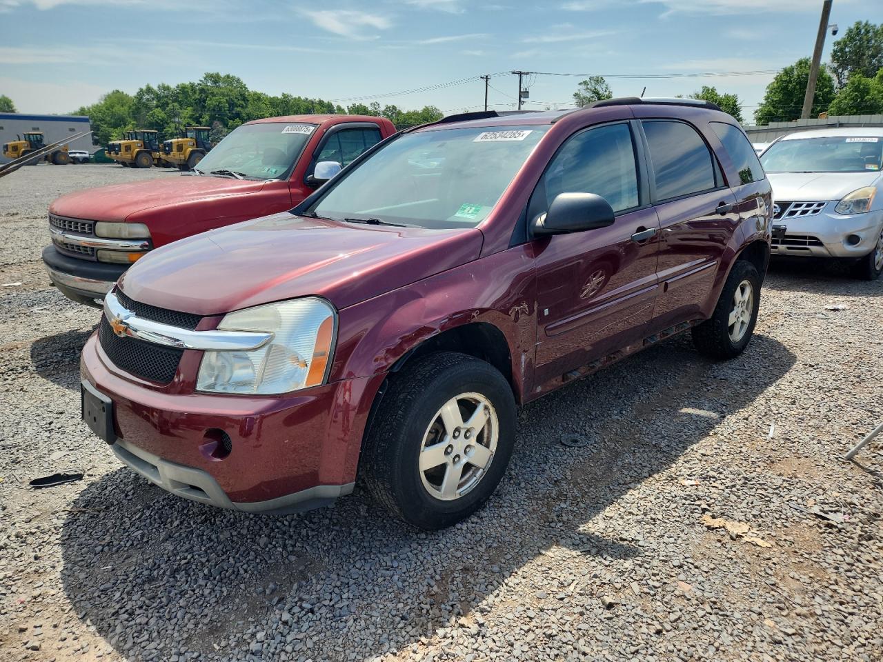 2008 Chevrolet Equinox LS, VIN 2CNDL23FX86309011 — Side