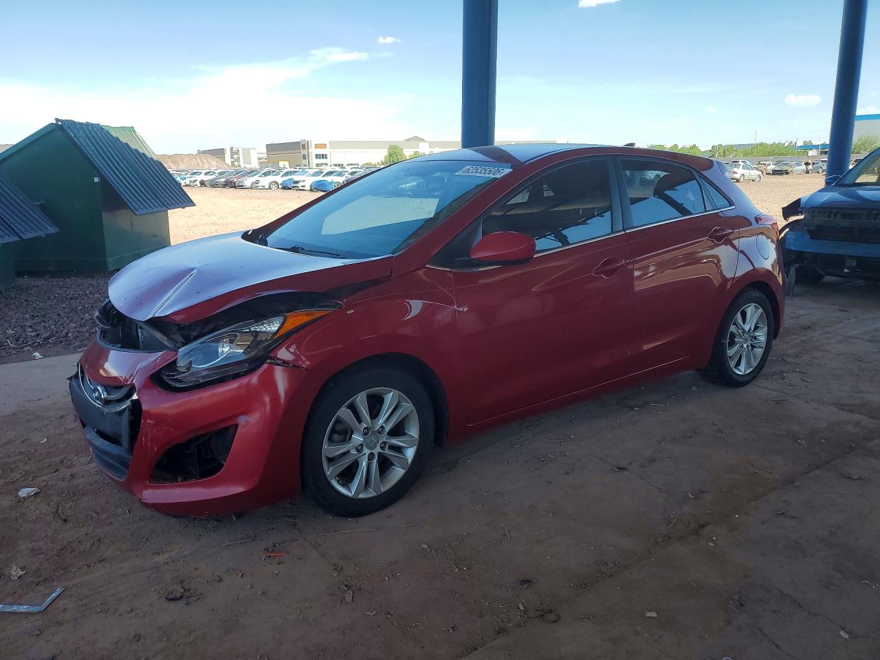 2013 Hyundai Elantra, VIN KMHD35LE2DU149646 — Front end
