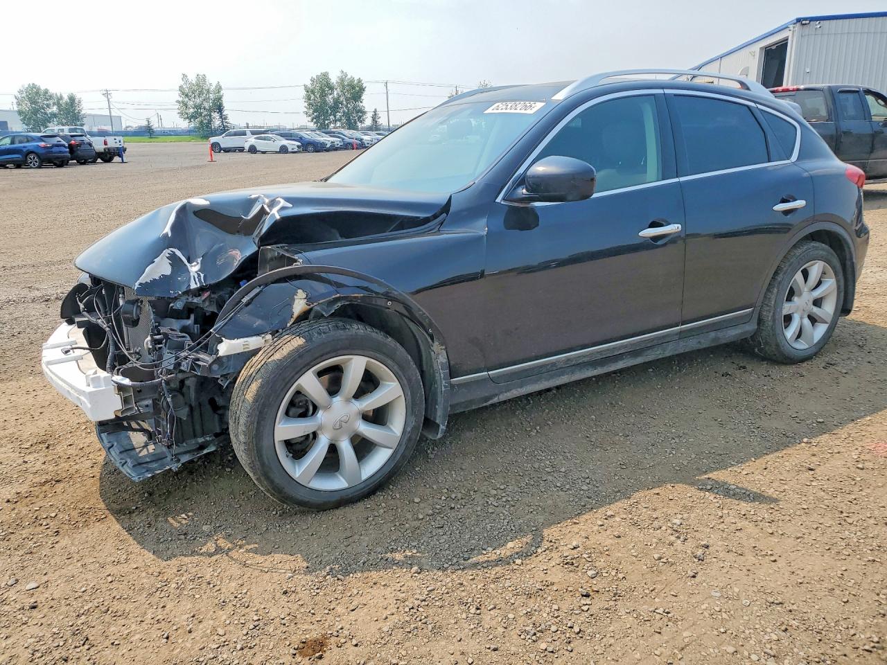 2008 Infiniti EX Journey, VIN JNKAJ09F78M357932 — Front end