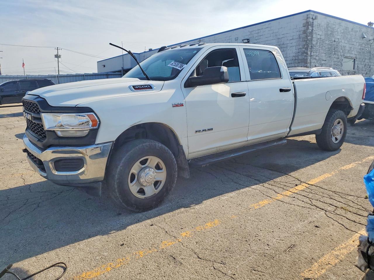 2022 Ram 3500 Tradesman, VIN 3C63R3GJXNG333884 — Rear end