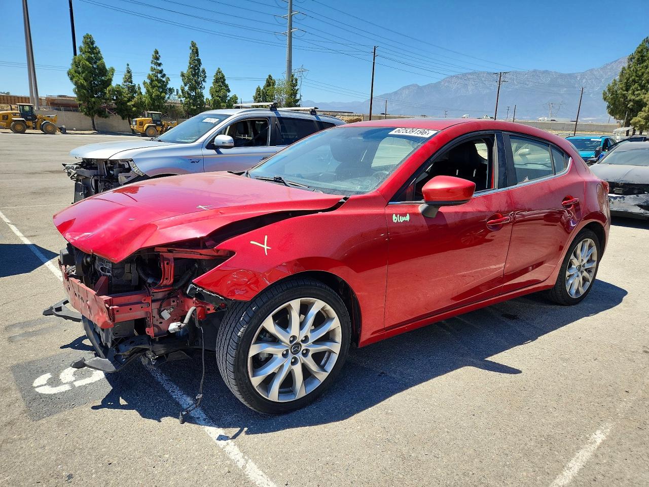 2015 Mazda 3 S Grand Touring, VIN JM1BM1M30F1236996 — Front end