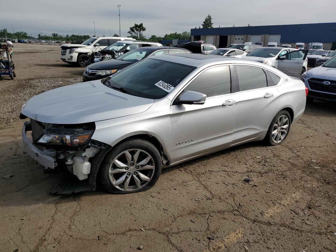2015 Chevrolet Impala LT, VIN 1G1125S3XFU134009 — Front end