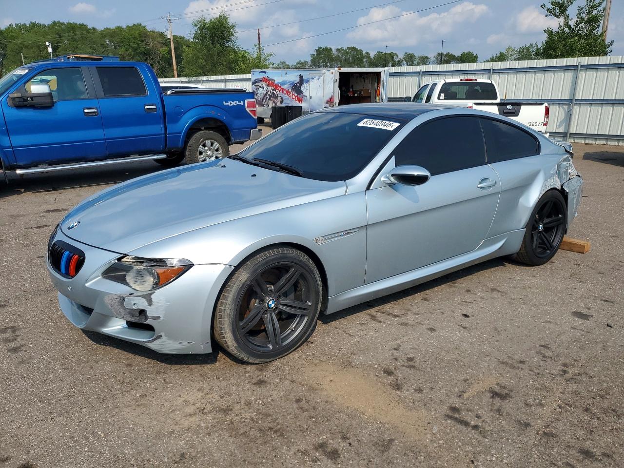 2007 BMW 6 Series M6, VIN WBSEH93547CY23543 — Rear end