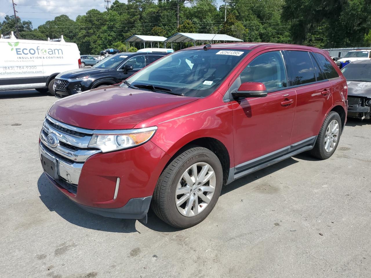 2013 Ford Edge SEL, VIN 2FMDK3J98DBC25132 — Фото с аукциона