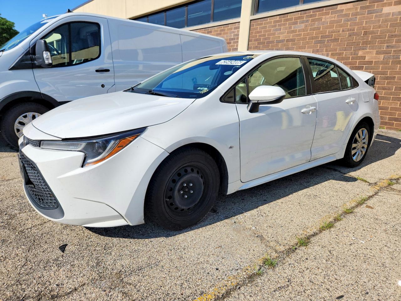 2021 Toyota Corolla LE, VIN 5YFEPMAE3MP175034 — Rear end