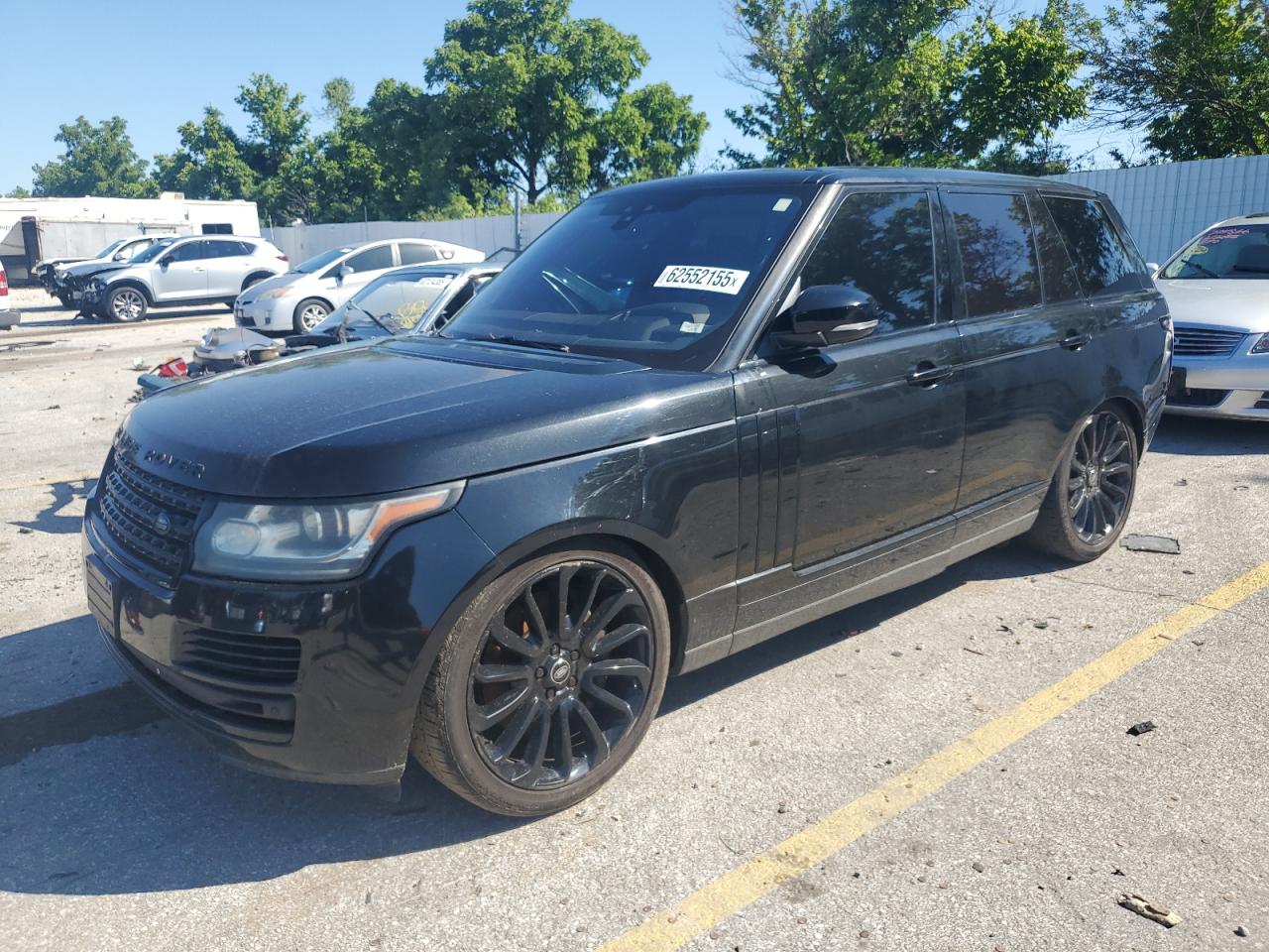 2017 Land Rover Range Rover HSE, VIN SALGS2FV1HA377913 — Partial repair