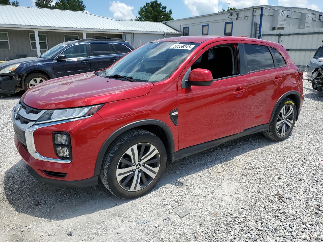 2022 Mitsubishi Outlander ES, VIN JA4APUAU2NU022357 — Auction photo
