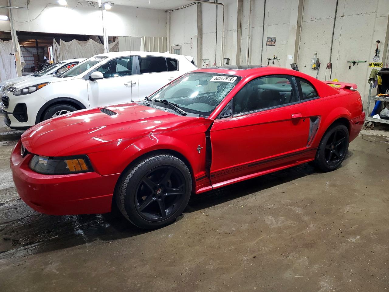 2002 Ford Mustang Standard, VIN 1FAFP40402F135050 — Vandalism