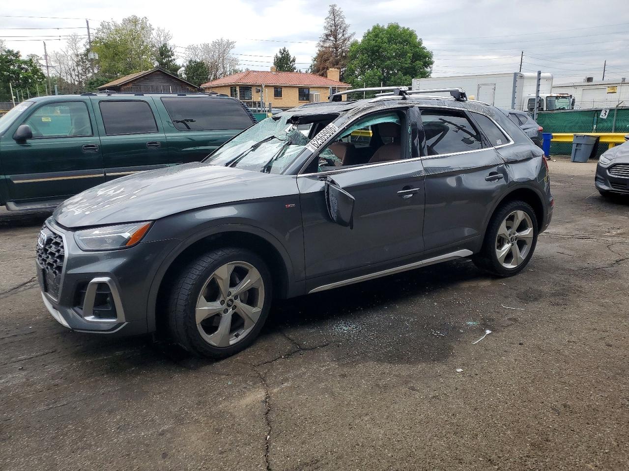 2022 Audi Q5 S line Premium Plus, VIN WA1EAAFY5N2069178 — Rollover