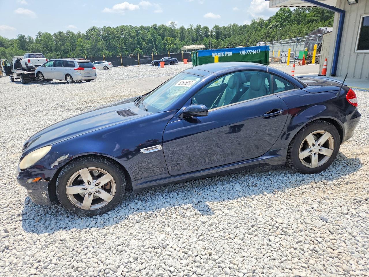 2007 Mercedes-Benz SLK 280, VIN WDBWK54F57F146531 — Перед