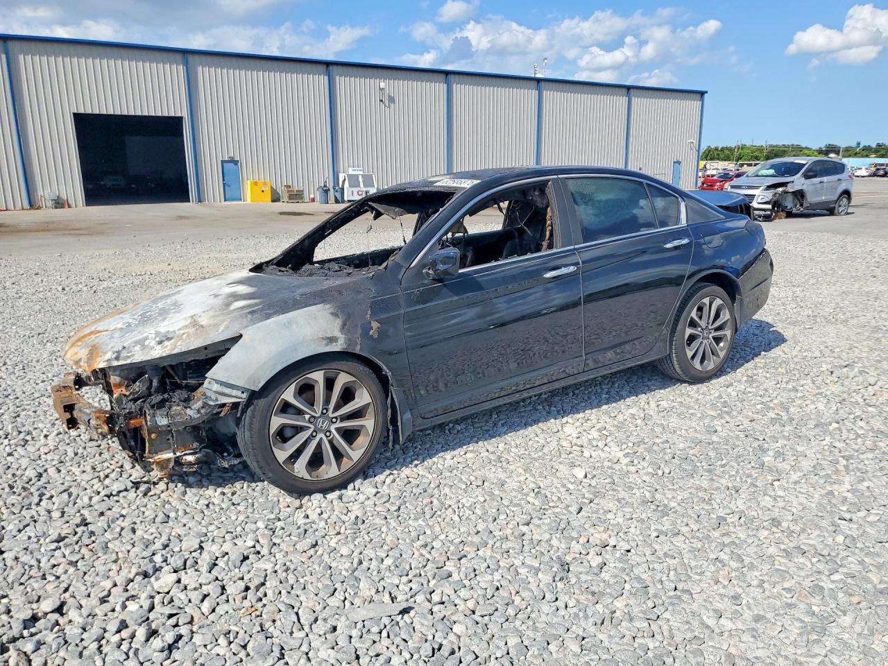 2013 Honda Accord Sport, VIN 1HGCR2F5XDA152435 — Burn