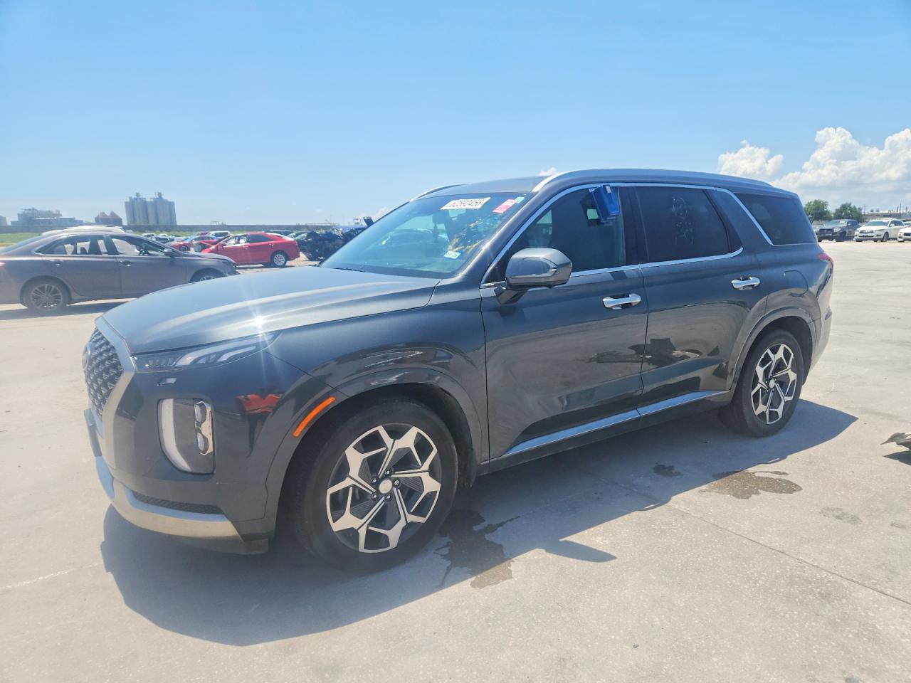 2022 Hyundai Palisade Calligraphy, VIN KM8R74HE5NU451544 — Side