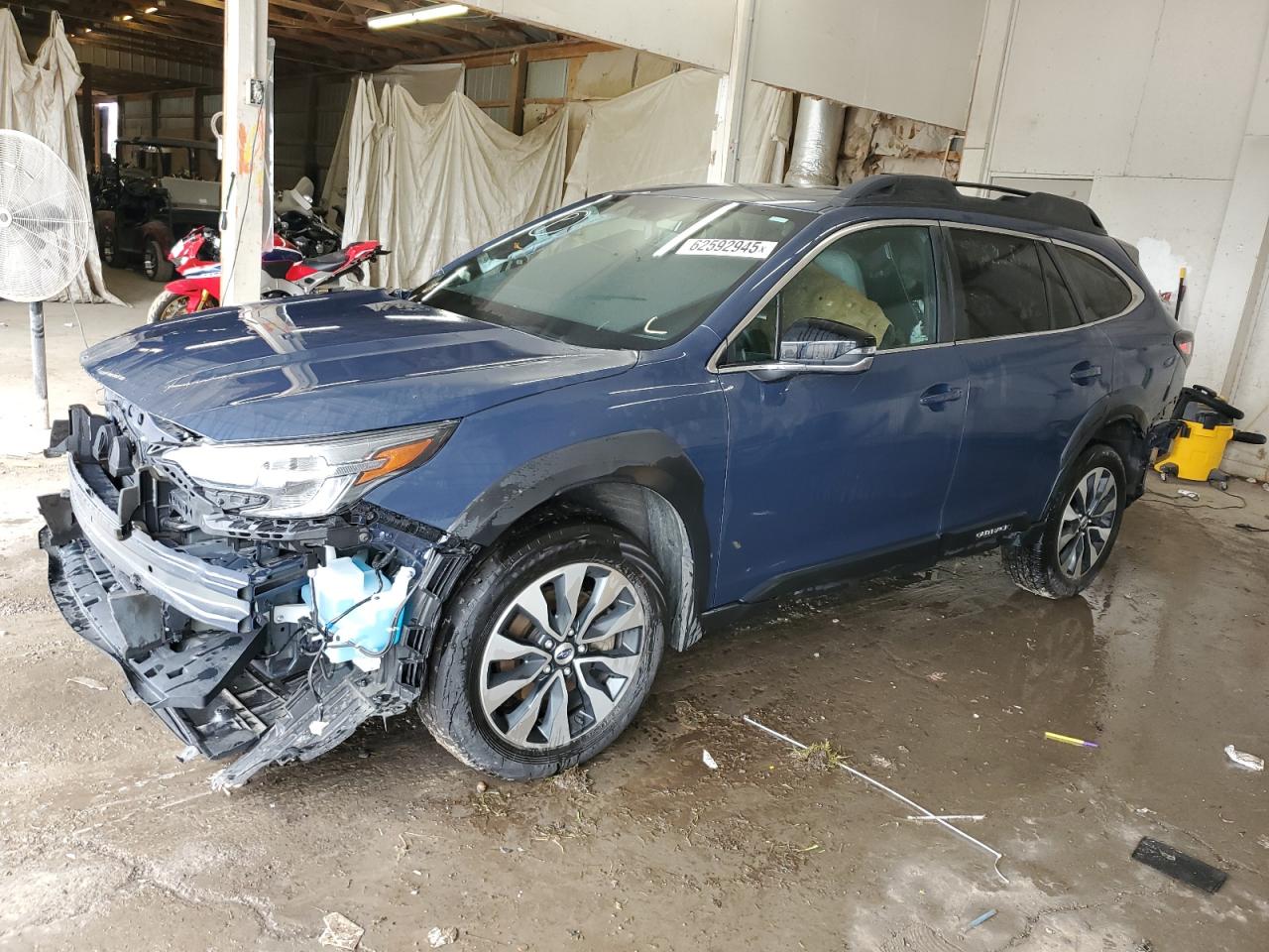 2024 Subaru Outback Limited, VIN 4S4BTANC4R3252589 — Partial repair