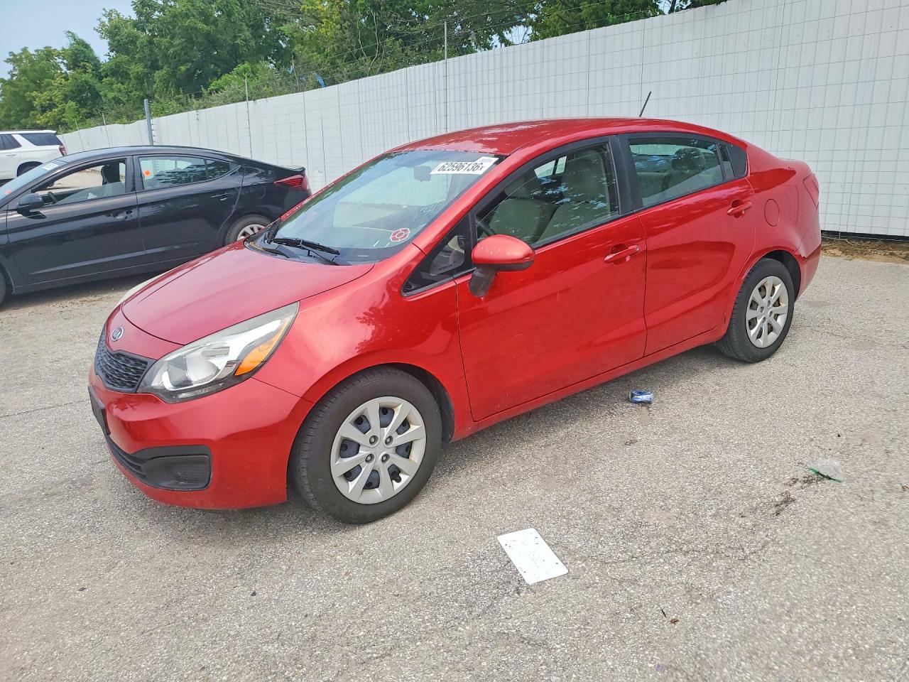 2012 Kia Rio LX, VIN KNADM4A3XC6056127 — Minor dents and scratches
