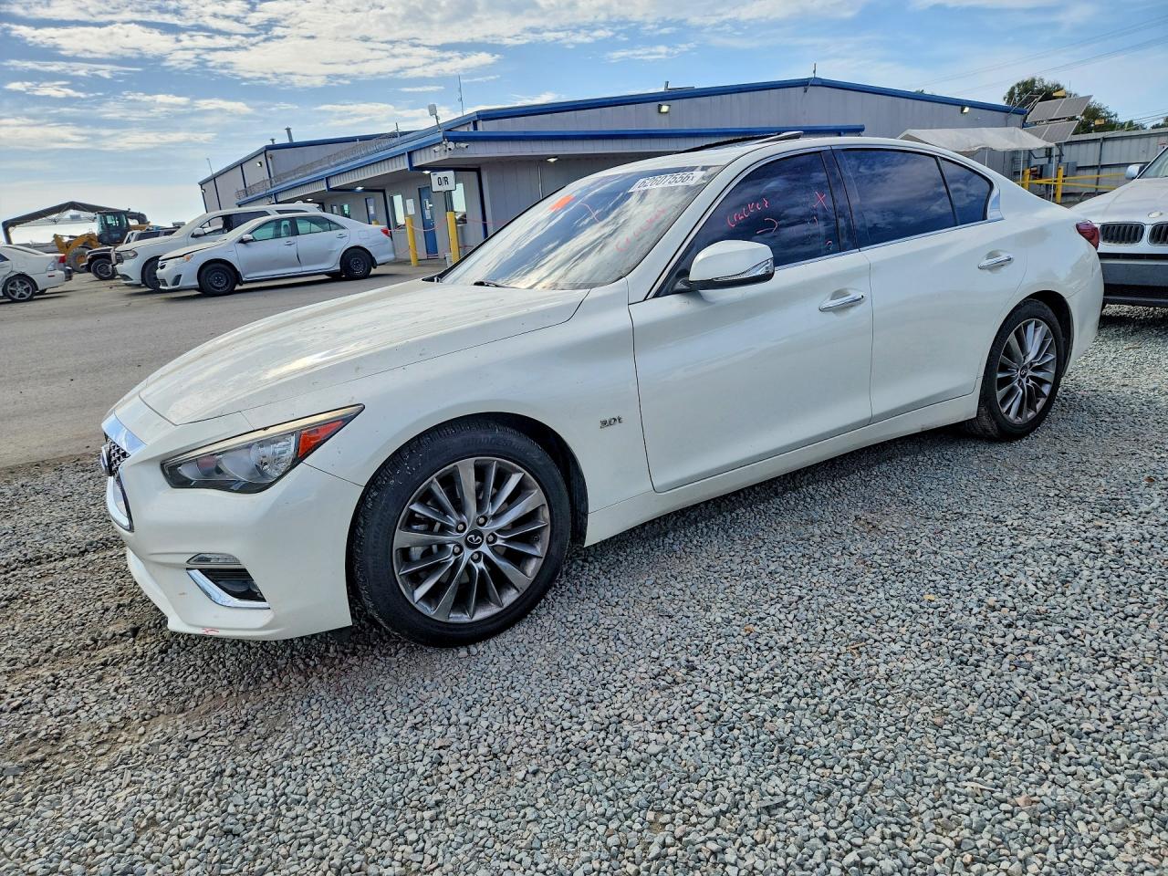 2019 Infiniti Q50 Luxe, VIN JN1EV7AP0KM511833 — Vandalism
