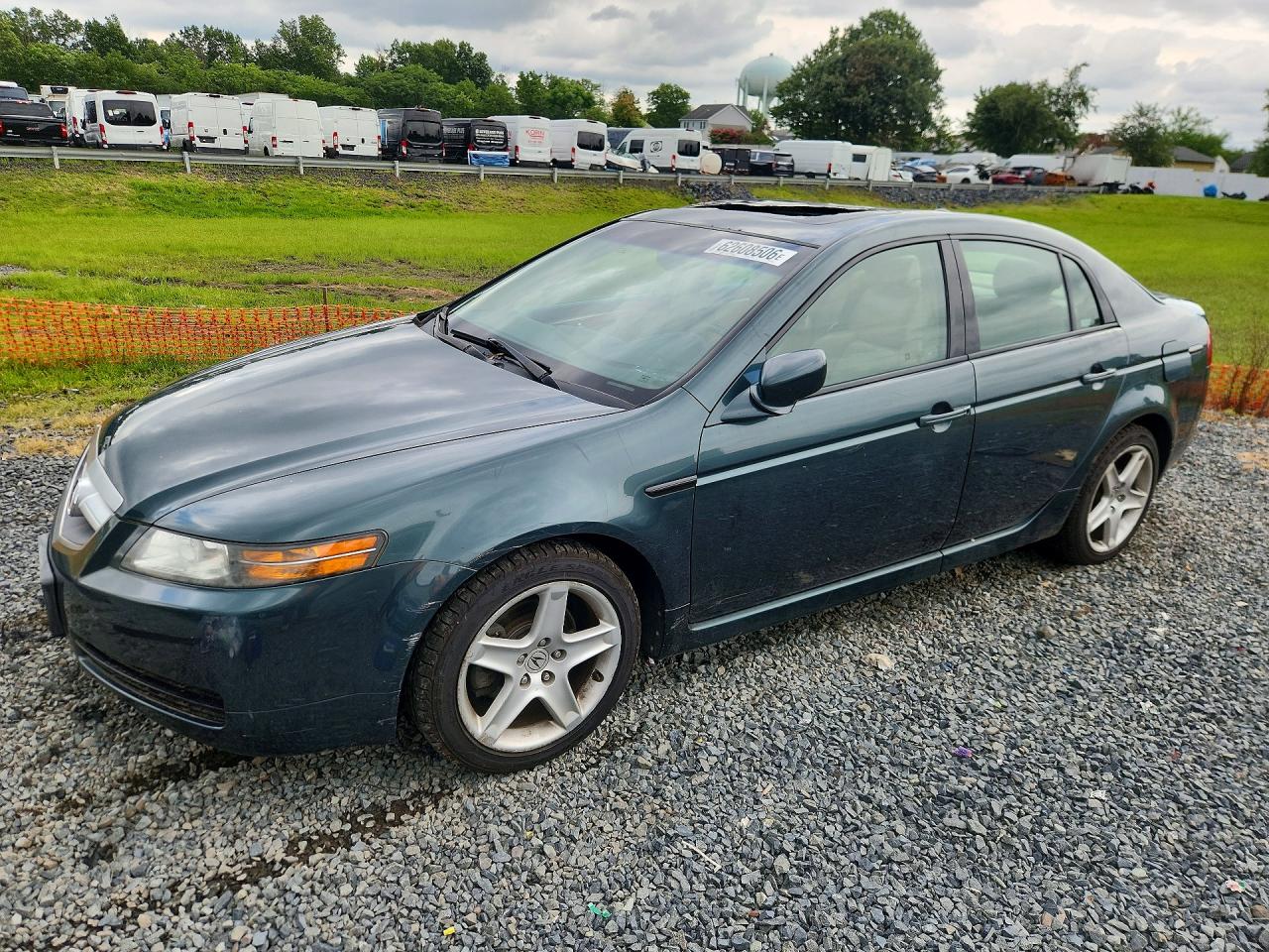2005 Acura TL, VIN 19UUA66255A003876 — Крыша
