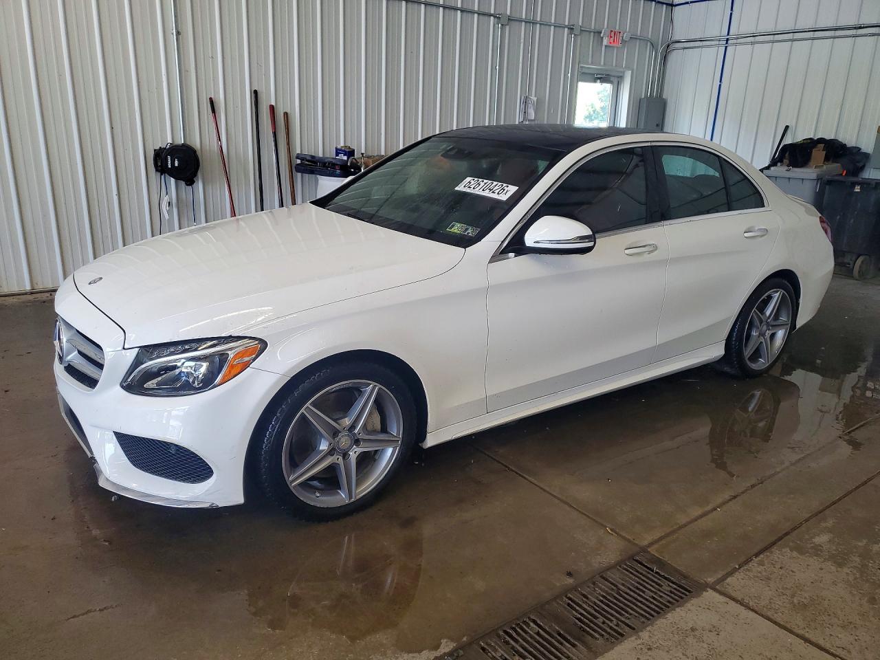 2017 Mercedes-Benz C 300, VIN 55SWF4KB5HU205422 — Water / flood