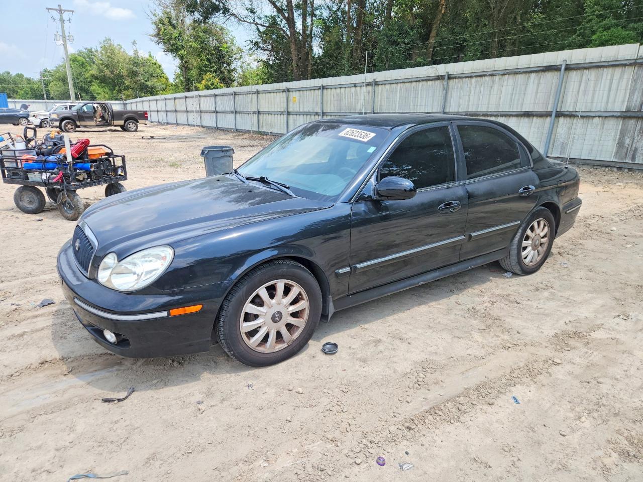 2003 Hyundai Sonata GLS, VIN KMHWF35H73A851893 — Бок