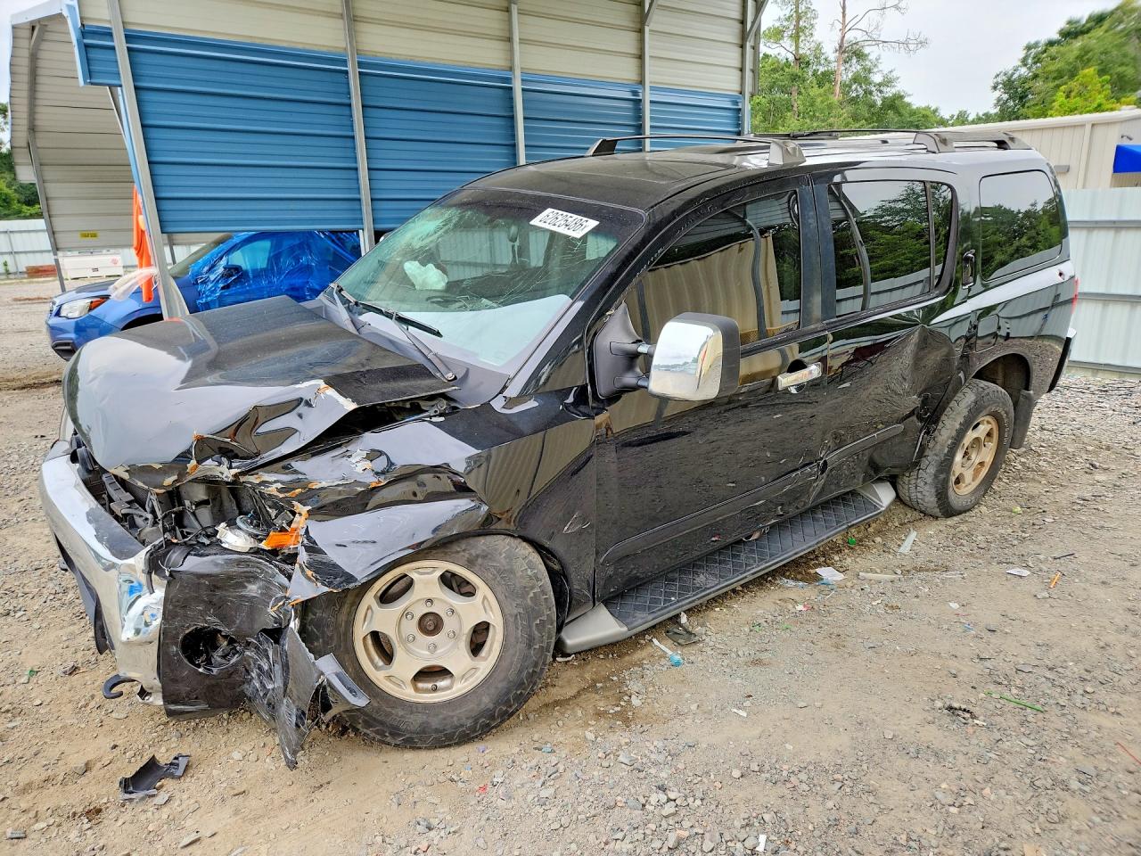 2004 Nissan Armada SE Off-Road, VIN 5N1AA08B94N736284 — Front end