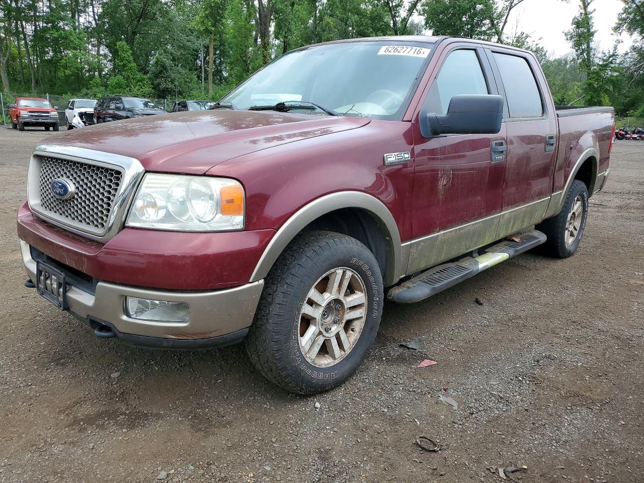 2005 Ford F-150 XLT, VIN 1FTPW14535FA87891 — Roof