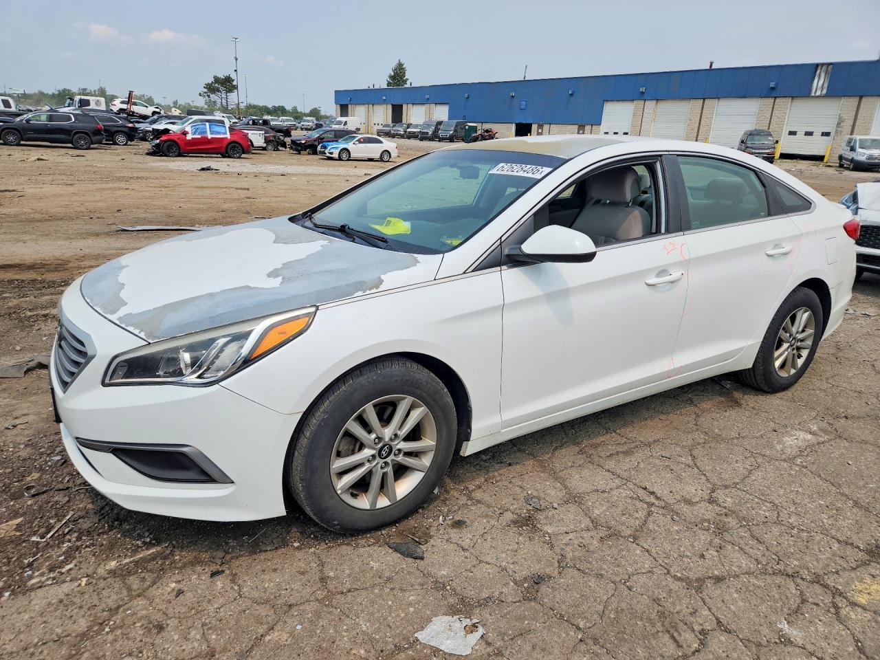 2016 Hyundai Sonata SE, VIN 5NPE24AF3GH417619 — Side