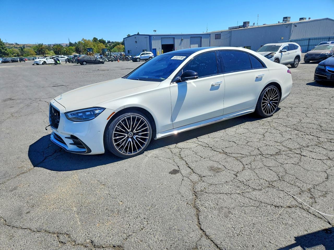 2023 Mercedes-Benz S 500, VIN W1K6G6DB8PA180679 — Front end