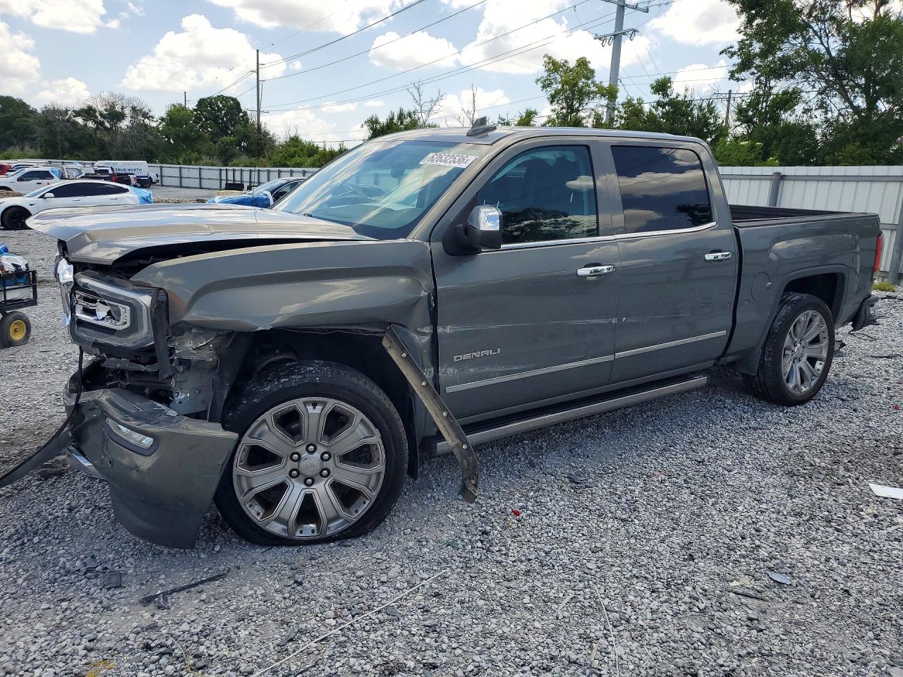 2018 GMC Sierra 1500 Denali, VIN 3GTU2PEJ5JG226733 — Front end