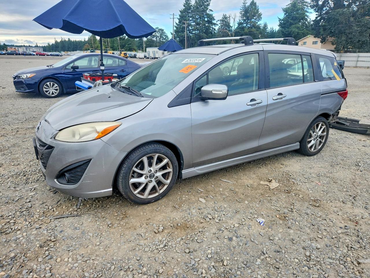 2013 Mazda 5 Grand Touring, VIN JM1CW2DL1D0148174 — Rear end