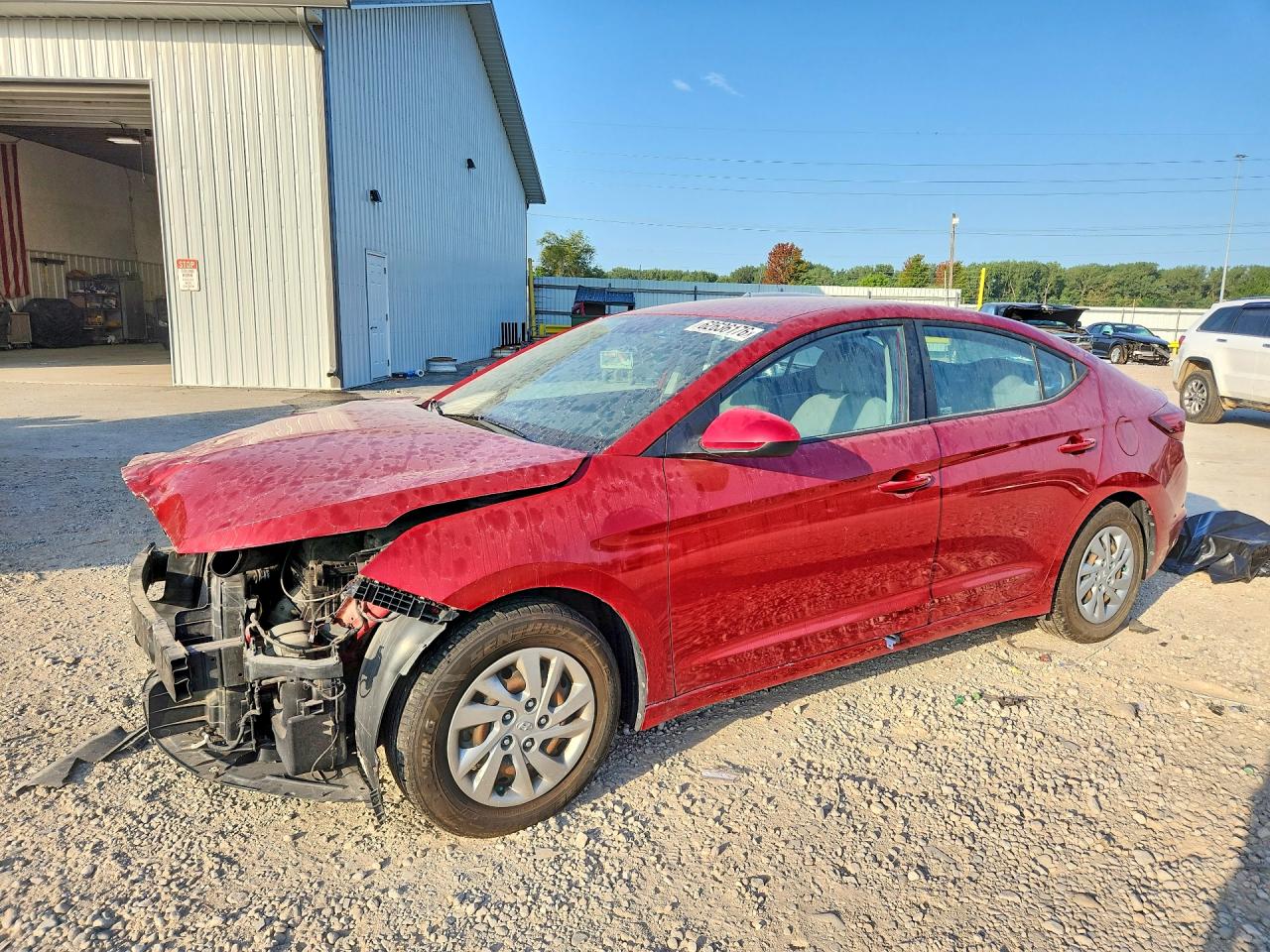 2019 Hyundai Elantra SE, VIN KMHD74LF3KU754652 — Front end
