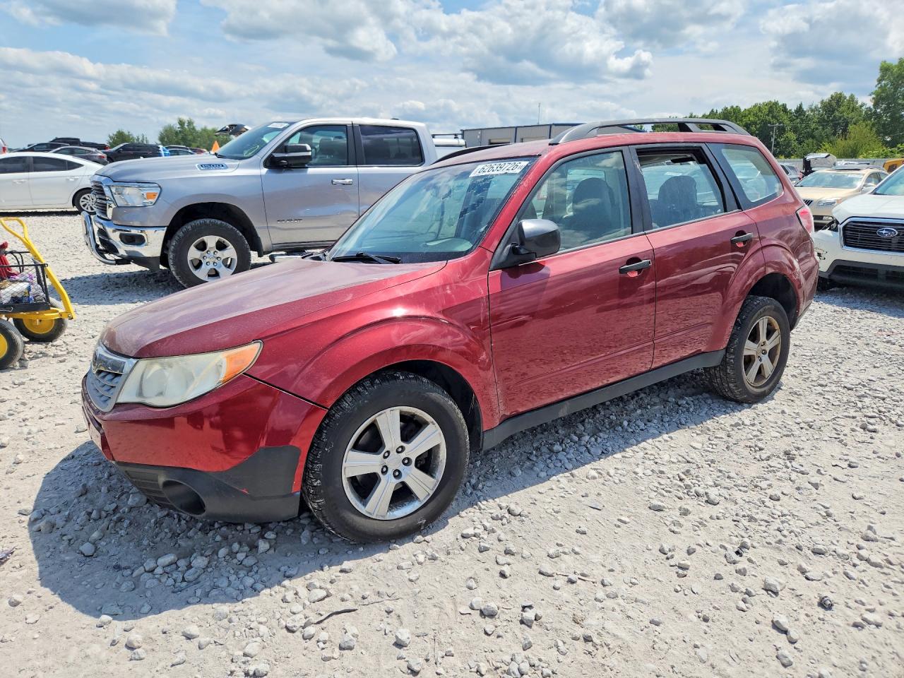 2012 Subaru Forester X, VIN JF2SHBBC9CH448412 — Front end