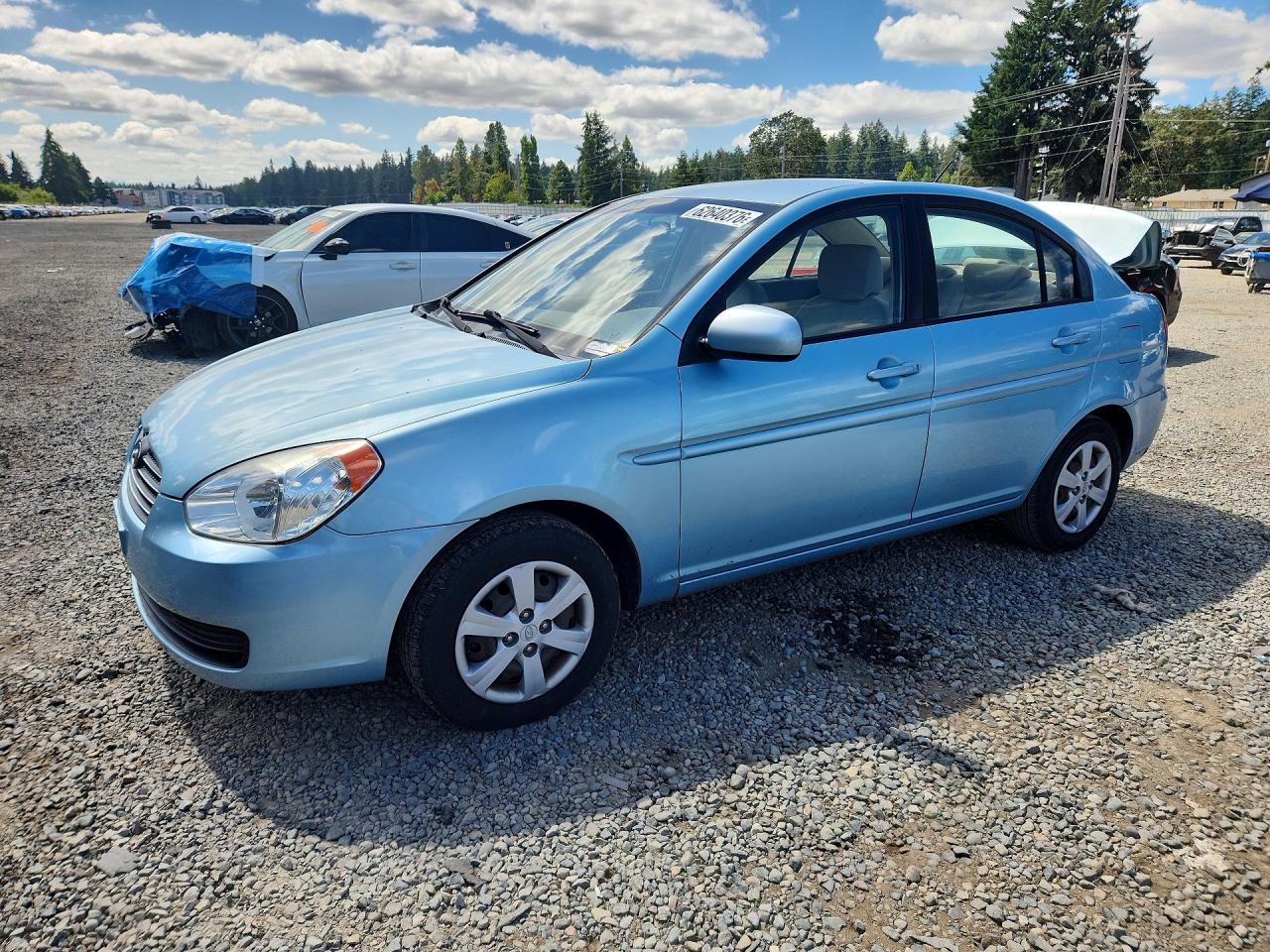 2010 Hyundai Accent GLS, VIN KMHCN4AC8AU490966 — Rear end