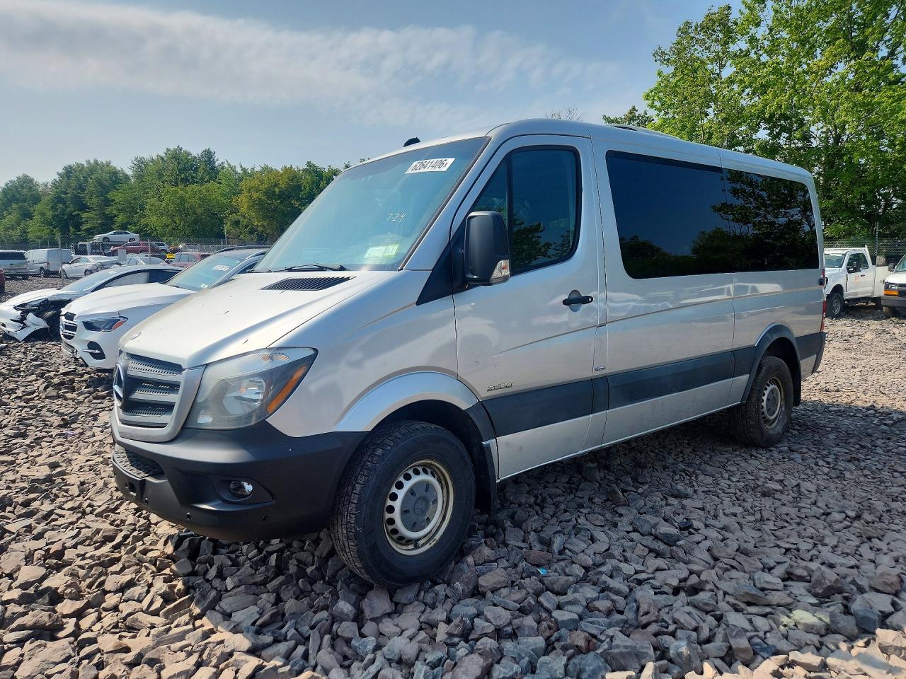 2015 Mercedes-Benz Sprinter Passenger, VIN WDZPE7CC1F5945078 — Undercarriage