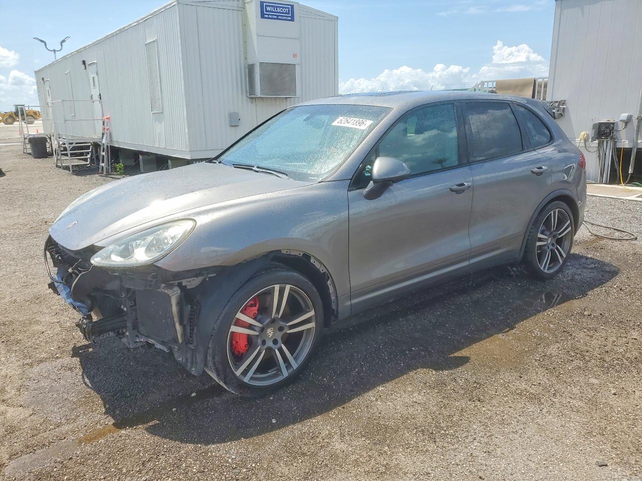 2011 Porsche Cayenne Turbo, VIN WP1AC2A21BLA82036 — Front end
