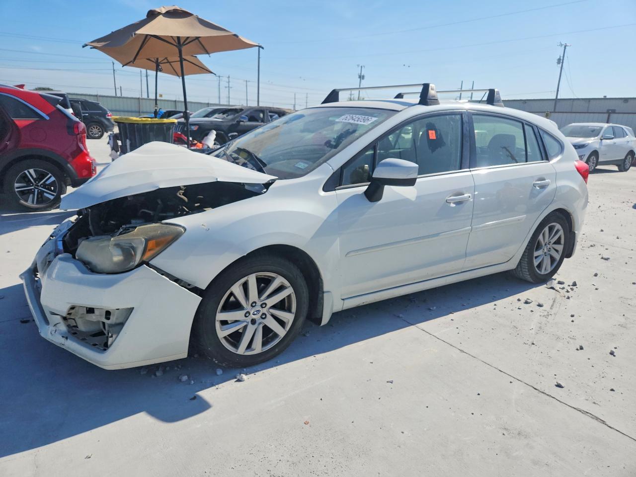 2015 Subaru Impreza Premium, VIN JF1GPAC67FH223040 — Front end