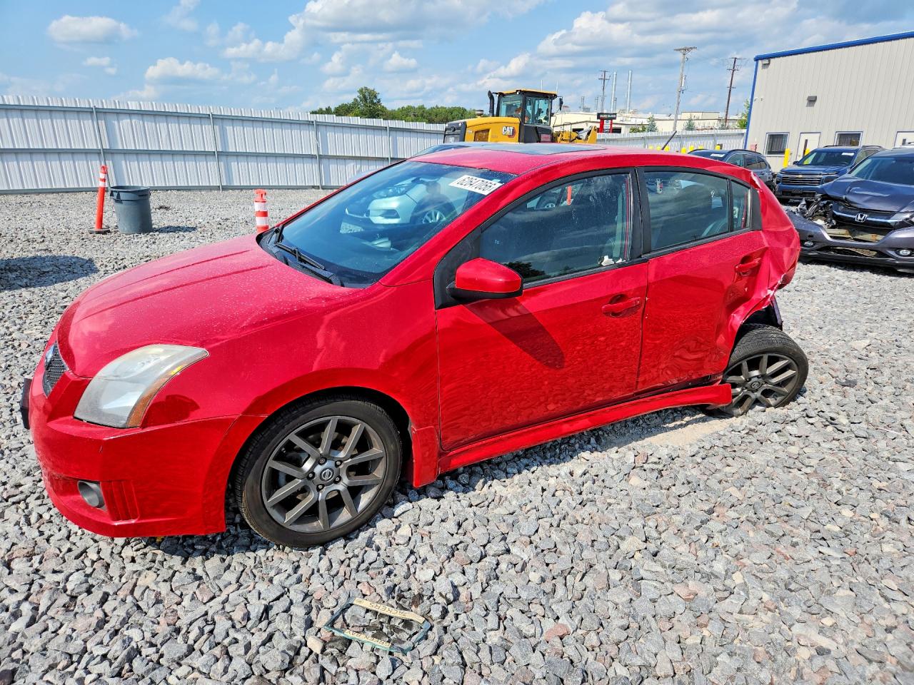 2012 Nissan Sentra SE-R, VIN 3N1BB6AP8CL652179 — Rear end