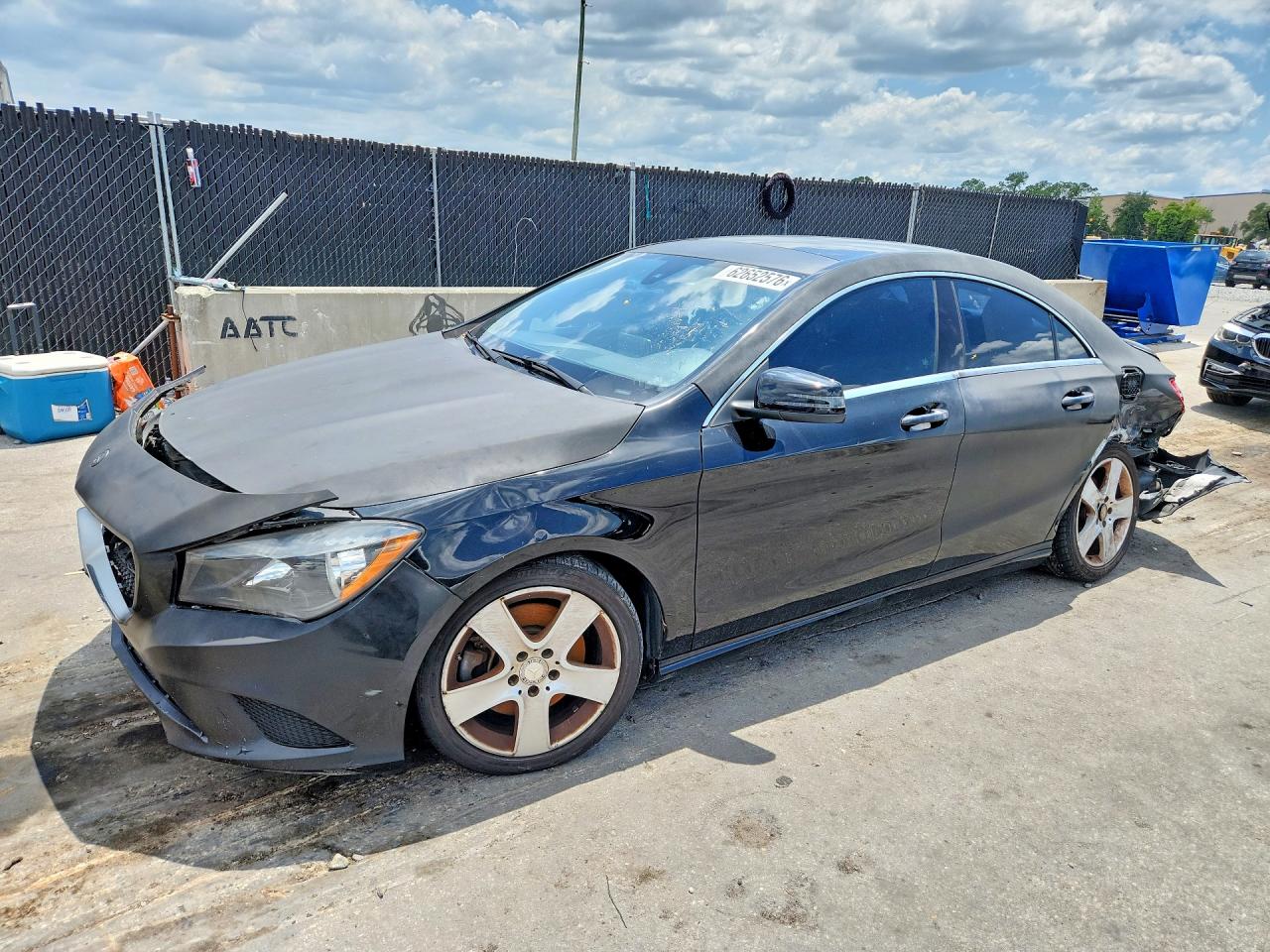 2016 Mercedes-Benz CLA 250, VIN WDDSJ4EB2GN392179 — Rear end