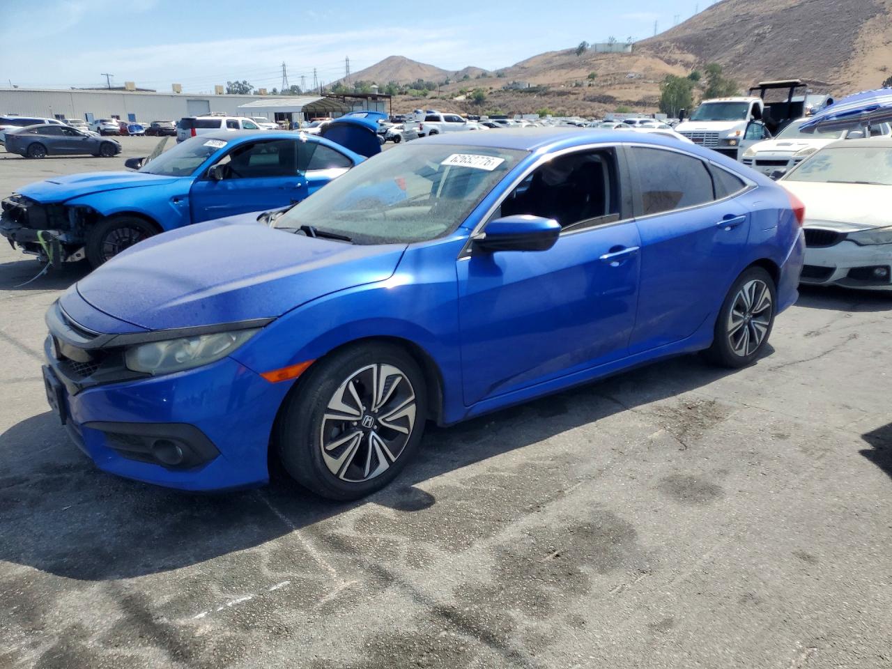 2016 Honda Civic EX-T, VIN 2HGFC1F3XGH640541 — Frame damage