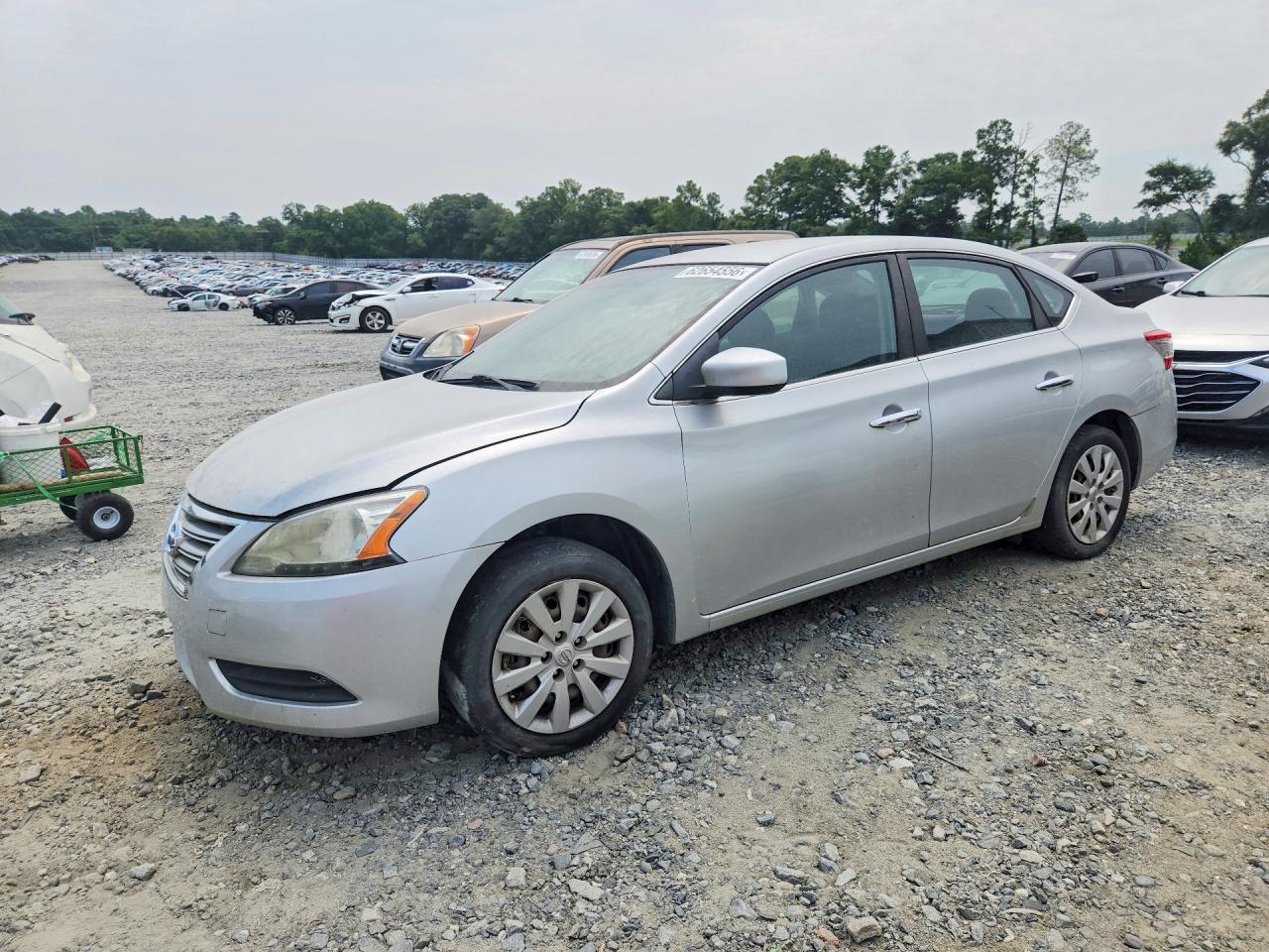 2014 Nissan Sentra SL, VIN 3N1AB7AP5EY222195 — Обычный износ
