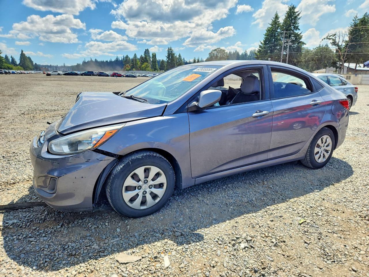 2016 Hyundai Accent SE, VIN KMHCT4AE6GU016742 — Front end