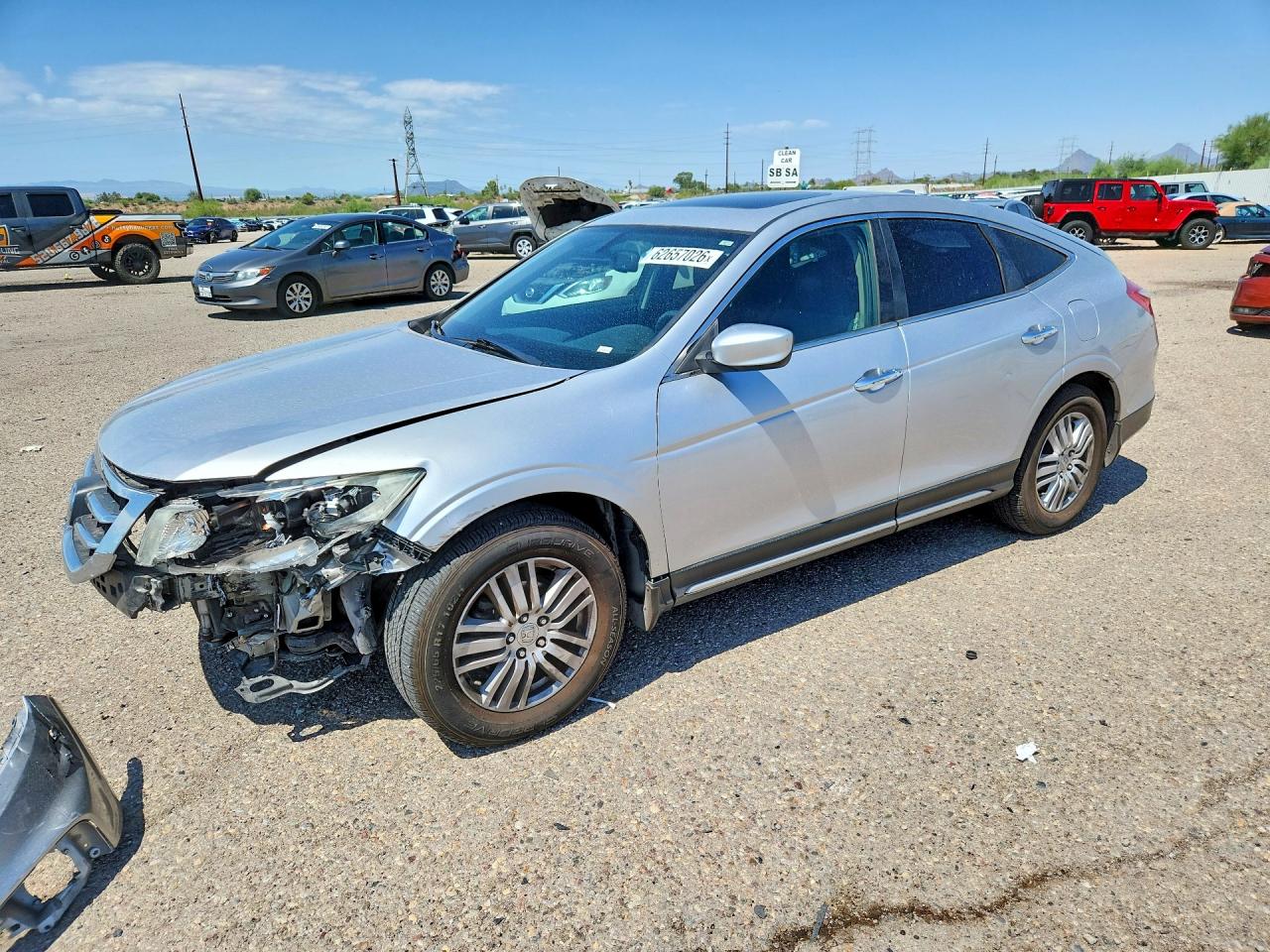 2013 Honda Crosstour EX, VIN 5J6TF3H38DL002119 — Перед