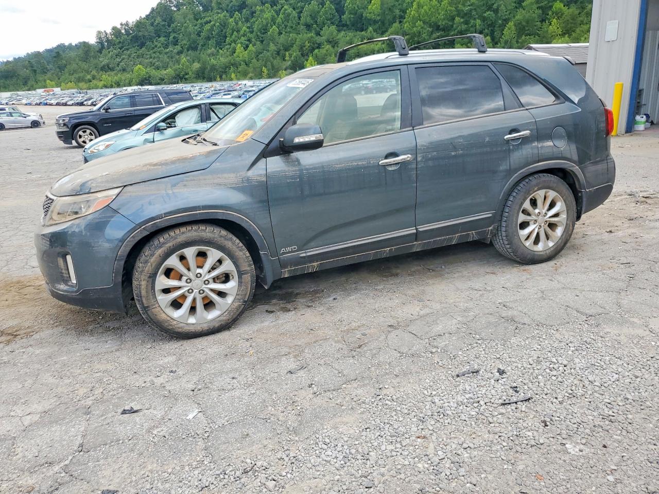 2014 Kia Sorento EX, VIN 5XYKUDA73EG482447 — Вода / потоп