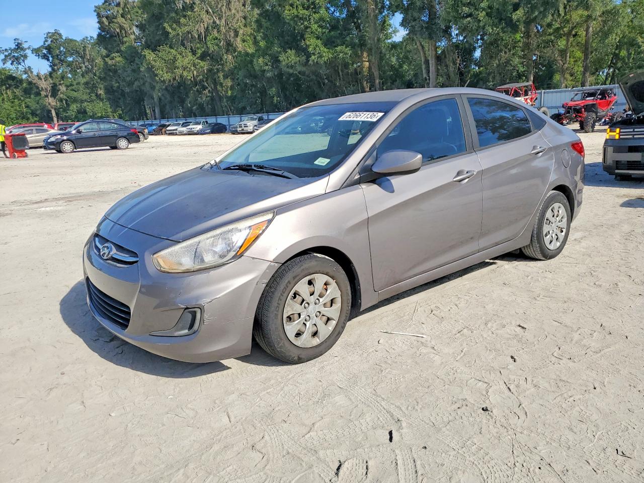 2017 Hyundai Accent SE, VIN KMHCT4AE0HU388949 — Фото с аукциона 1 of 12