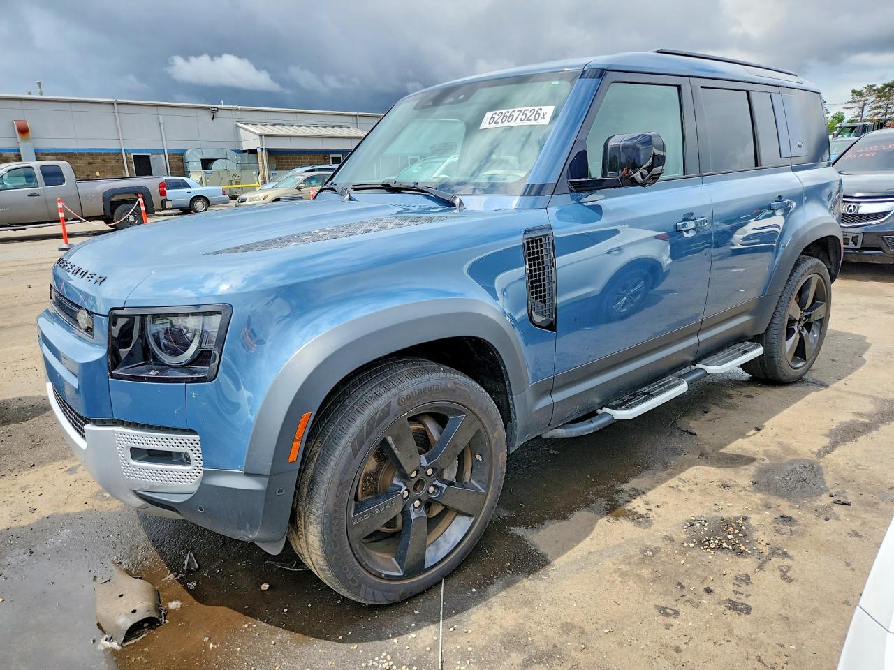 2020 Land Rover Defender HSE, VIN SALE9EEU2L2017596 — Water / flood