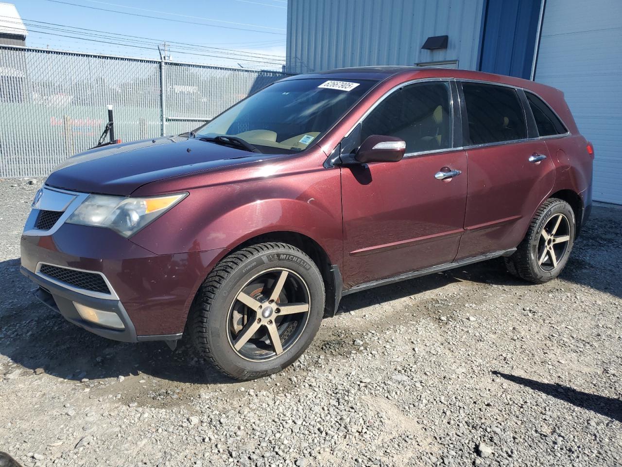 2013 Acura MDX Technology, VIN 2HNYD2H39DH512899 — Partial repair