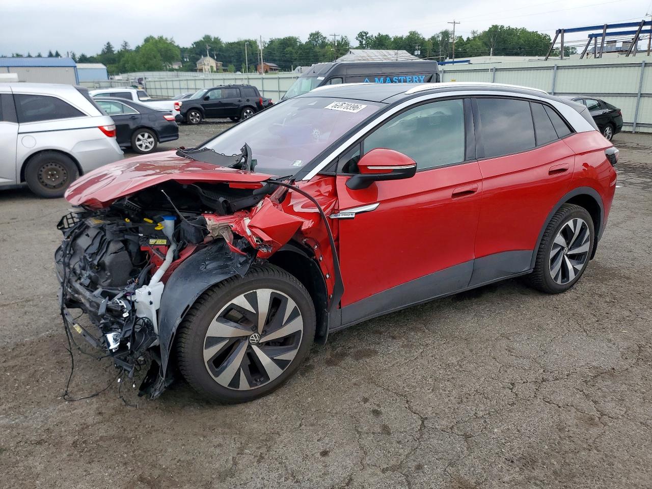 2022 Volkswagen ID.4 Pro S, VIN WVGUNPE20NP045942 — Front end