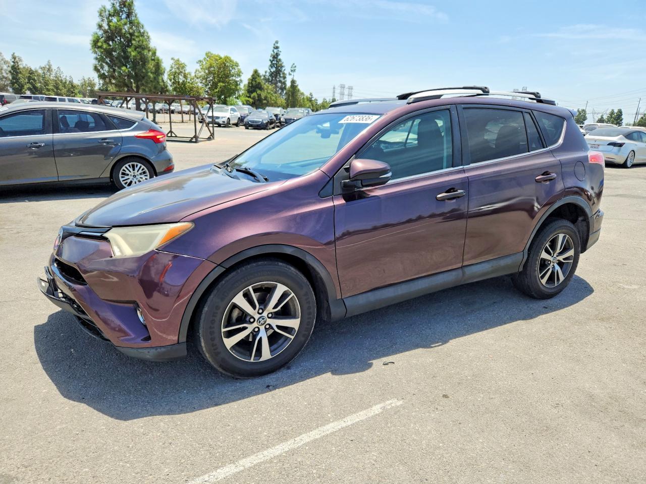 2016 Toyota RAV4 XLE, VIN 2T3WFREV8GW264171 — Перед